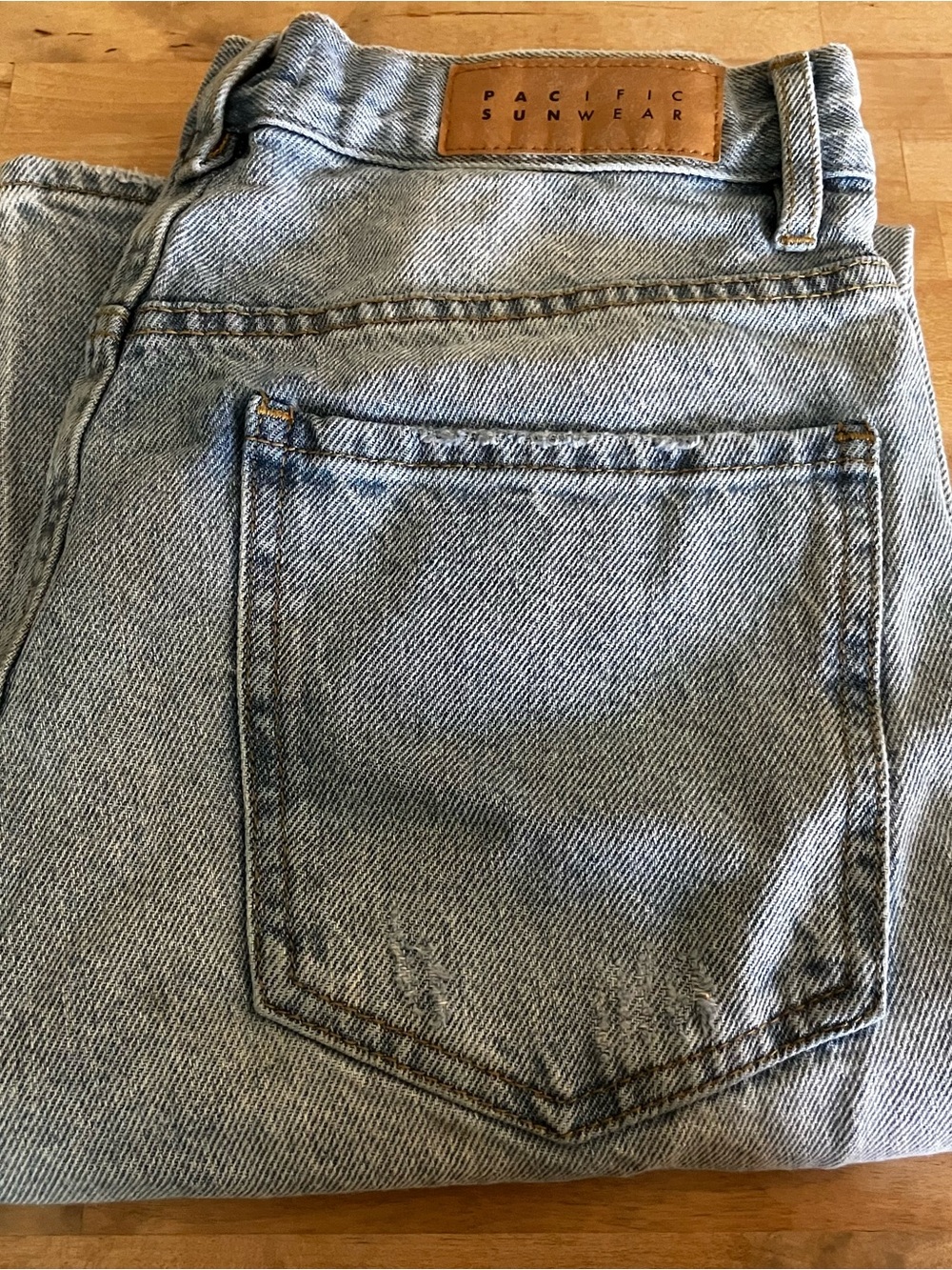 Pacific Sunwear Dad Jeans-Light Blue Relaxed Fit women’s-size 26